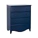 Emily Four Drawer Dresser in Navy Finish By Da Vinci Baby Furniture