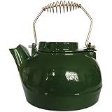 UniFlame C-1925 New! 2.5 Quart Porcelain Coated Kettle -Green