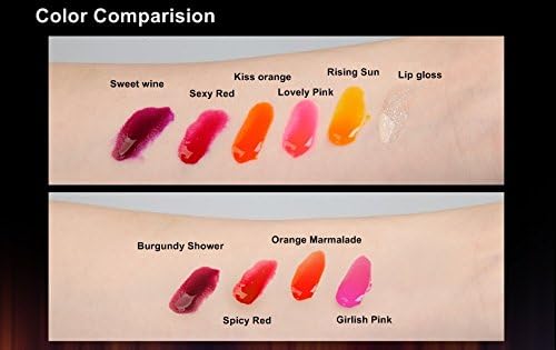 SKINAZ Magic Lip Tattoo 5 Color Set including Free Lip Gloss (Pack of 6)