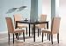Cross Dining Room Table and Parson Chair Set