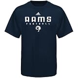 NCAA adidas Rhode Island Rams Navy Blue Sideline T-shirt