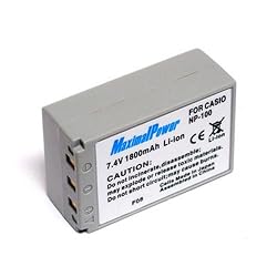 Maximal Power DB CAS NP-100 Replacement Battery for Casio Digital Camera/Camcorder (Ivory)