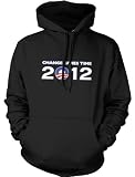 Change Takes Time Obama 2012 Mens Sweatshirt, Vote Barack Obama 2012 Mens Political Pullover Hoodie