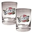 Cleveland Cavaliers 2pc Rocks Glass Set - Primary Logo NBA Basketball