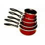 VITRINOR - Lot de 5 casseroles �mail bordeaux indu&hellip 