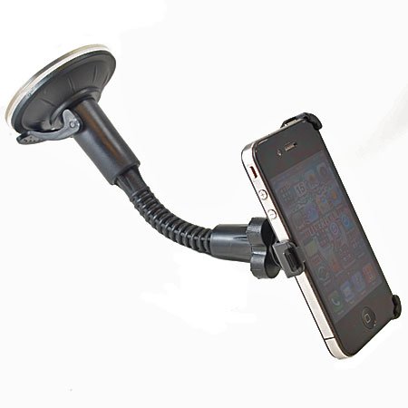 Apple iPhone 4 Windshield Car Mount Holder 360 Degree Rotable