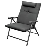 Prime Products 13-3378 Baja Black Prime Plus Folding Chair
