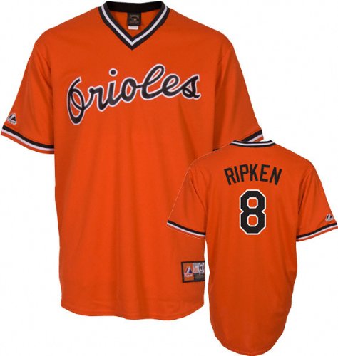Cal Ripken Jr. #8 Baltimore Orioles Cooperstown Replica Jersey