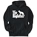 Hoodie Mens Black  THE DOGFATHER German Shepherd  Dogs