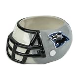 Pack of 2 NFL Carolina Panthers Multi-Functional Mini Ceramic Helmet Bowls 5"