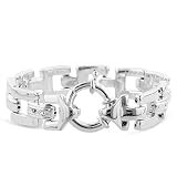 Sterling Silver Diamond Accented Bracelet - 7.5