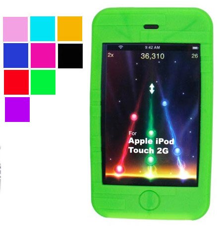 Many Available Silicone skin for ipod touch 2nd generation New iPod Touch 2G 8GB 16GB 32GB (2nd generation) (Many Color Available) + BONUS WISDOM*COURAGE NECKSTRAP