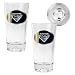 San Diego Padres MLB 2pc Pint Ale Glass Set with Baseball Bottom - Oval Logo by Great American Products