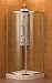 Small Sector Glass Shower Enclosure Glass Finish: Clear Small Sector Glass Shower Enclosure Glass Finish: Clear