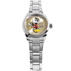 新作 Disney ディズニー 天然ダイヤ使用 シークレット ミッキー 腕時計 レディースサイズ シルバー×ゴールド【お買い得品】【セール】【バーゲン】【クリアランス】【世界限定数生産】