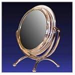 Zadro Surround Light 2000 Swivel Mirror W/ Chrome Base 12" x 13"