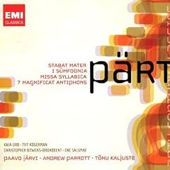 Part: Stabat Mater, I Sumfoonia, Missa Syllabica, 7 Magnificat Antiphons, Nekrolog