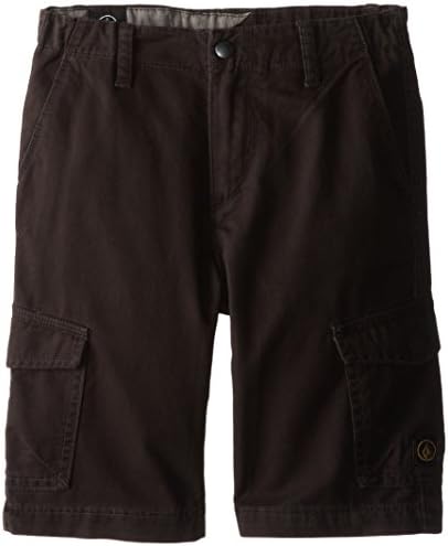 Volcom Little Boys' Fieldstone Cargo Short, Black, 5