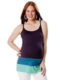 A Pea in the Pod Collection: Ella Moss Sleeveless Scoop Neck Colorblock Maternity Tank Top