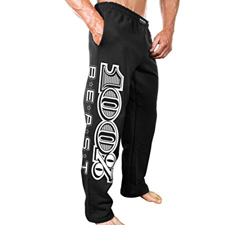 100% Sweatpants Black (M-SWPNT-272)