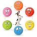 HOLYSTEED Latex Dog Squeaky Toys Rubber Soft Dog Toys Chewing Squeaky Toy Fetch Play Balls Toy for Puppy Small Medium Pets Dog cat 6PCS/Set