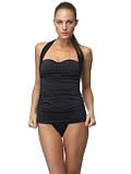 SHIRRED CONVERTIBLE HALTER 1PC