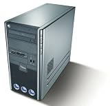Fujitsu Siemens Scaleo PA2666 Desktop PC (Intel Celeron P2520 2GHz, 3GB RAM, 500GB HDD, nVidia 9600GT, DVD+- DL RW, Vista Home Premium)