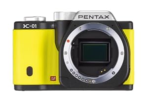 Pentax K-01 Mirrorless Camera, Yellow (Body only)