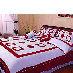 Geometry II Bedding Ensemble, King, Red by