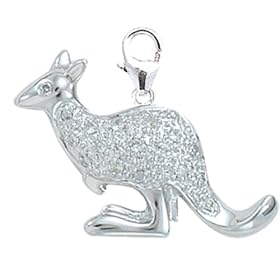 Buy 14k Gold Diamond Kangaroo Charm (1 10 cttw) by Amazon.com Collection