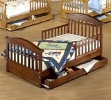Sorelle Joel Pine Toddler Bed- Black