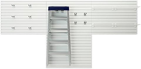 Flow WallFWS-4812-12WB2 Slatwall Kit,36" H,96" W,White