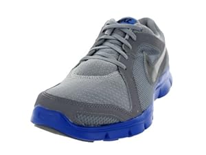 Nike Men's Flex Experience RN 2 4E Wolf Grey/Black/Stealth/Prz Bl Running Shoe 8.5 Men US