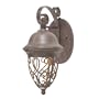 Golden Lighting 10517-S COB Small Exterior Wall Fixture, Corsini Bronze finish