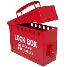 Brady Portable Group Lock Box, Metal