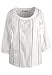 Avenue Plus Size Lace and Eyelet Inset Tunic Blouse (WHITE,22/24)