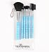 Black Poppy Cosmetic Patterned Brush Set