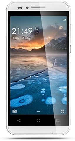 ZHYIHONG Android 5.1 Unlocked Cell Phones 4.5" Dual Sim GSM Quad Core White