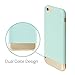 CaseCrown Lux Glider Case, Perfect Fit & Soft Interior, for iPhone 6 (Mint/Gold)