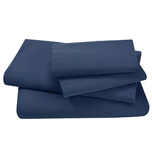 1500 Thread Count Queen Size 4pcs Bed Sheet Set Egyptian Comfort Deep Pocked Navy Blue