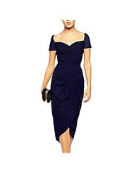 Backless High-Low-Hem Polyester/Spandex Square Neck Sweetheart Evening Dress 