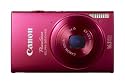 Canon PowerShot ELPH 320 HS 16.1 MP Wi-Fi Enabled CMOS Digital Camera with 5x Zoom 24mm Wide-Angle Lens with 1080p Full HD Video and 3.2-Inch Touch Panel LCD + Leather Case (Red)