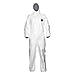 DuPont - TY198SWH6X002500 - Hooded Disposable Coveralls with Elastic Cuff, Tyvek 500 Material, White, 6XL