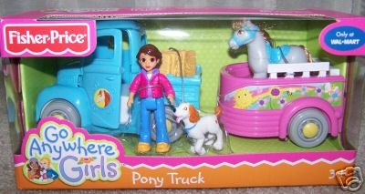 Childrens Toyshop  Toys : Pony Truck - Fisher Price Go Anywhere Girls