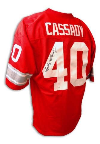 Howard Hopalong Cassady Ohio State Buckeyes Autographed Throwback Jersey