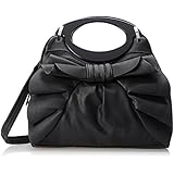 MG Collection Dacia Bowknot Ruffle Satchel Handbag