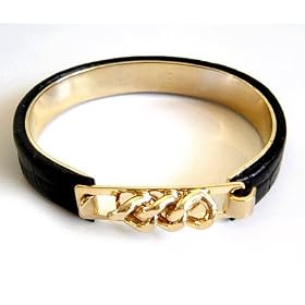 Black Vita Style Cuff Bracelet