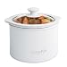 Crock-Pot SCR151-WG 1-1/2-Quart Round-Shaped Manual Slow Cooker, White