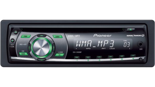 Pioneer Car DEH20 MP 50W x 4 MP3 CD Tuner with Front Aux In and Red Button Illumination