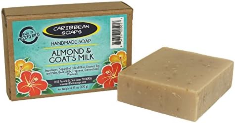 Caribbean Soaps Handmade Soap Almond &amp; Goat's Milk - 4.25 oz.